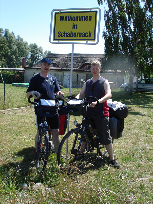 Ortsschild Schabernack